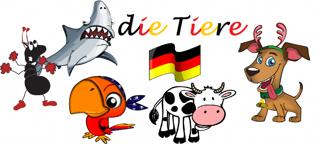 los animales en alemán die tiere