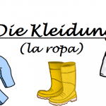 vocabulario la ropa en alemán
