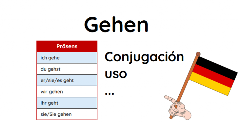 verbo-gehen-konjugation-y-uso