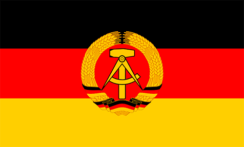 Bandera República Democrática Alemana